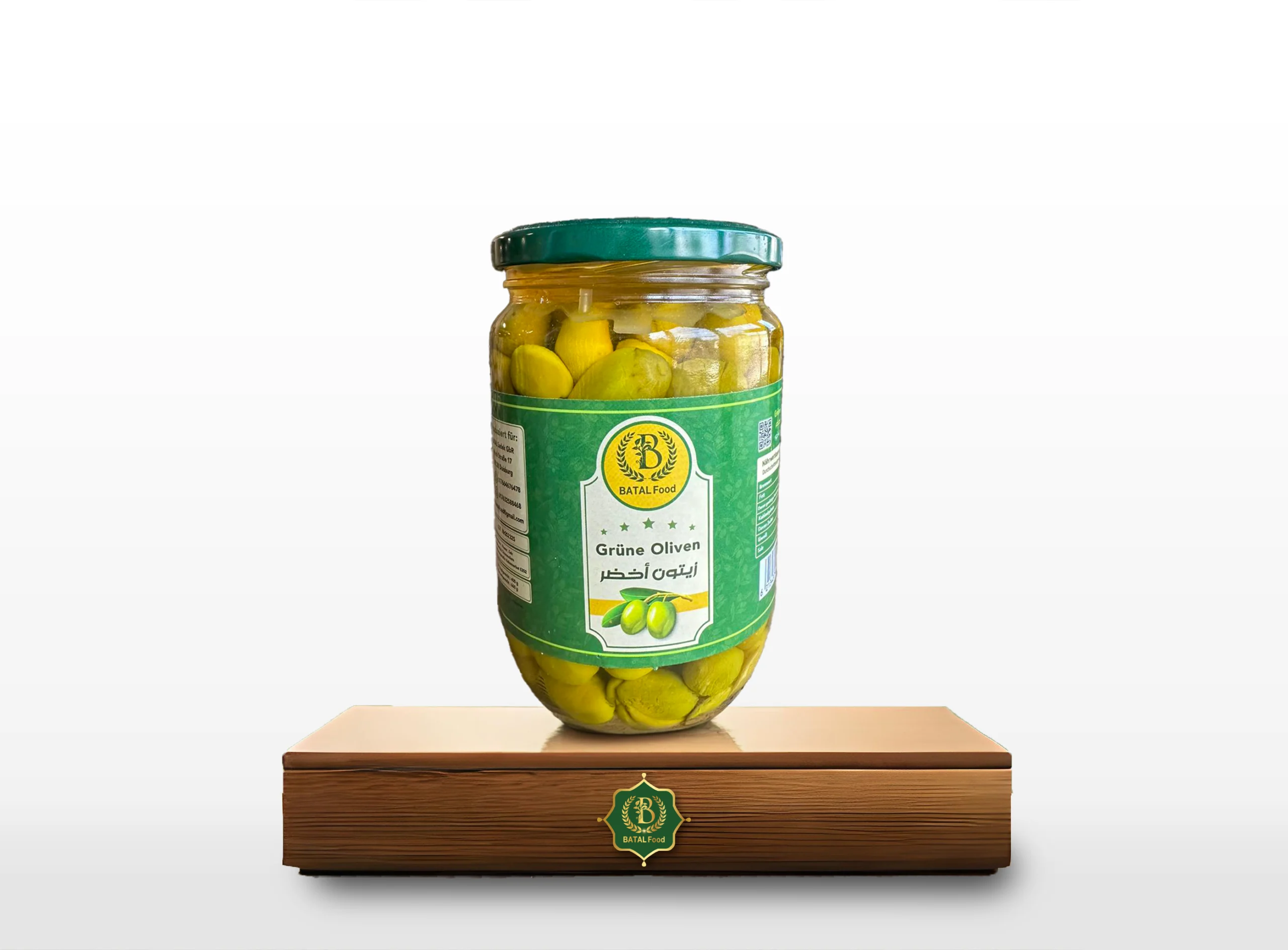 ‏‏Grüne Olive 400g زيتون أخضر